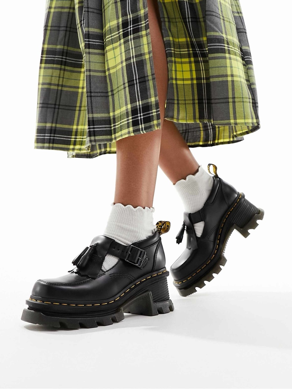 Dr Martens Corran mary jane heeled shoes in black
